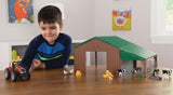 Britains Case Tractor and Shed Playset - 47019A1