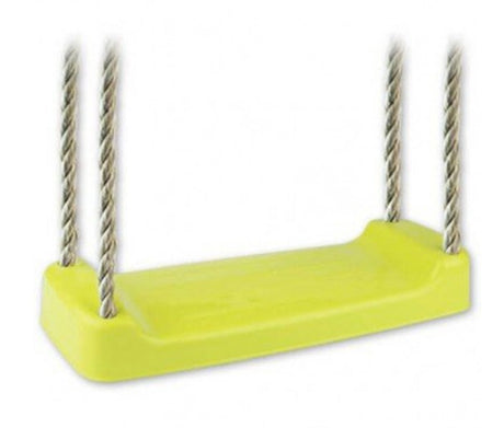 Altalena green moulded plastic swing with ropes for kids, Ireland