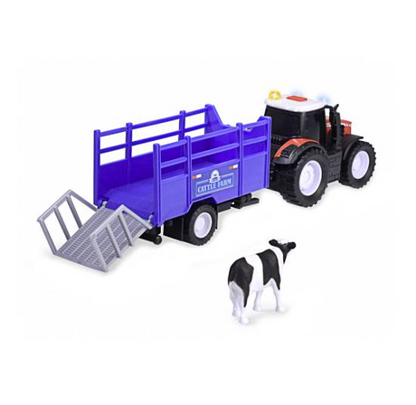 Dickie Toys Massey Ferguson Animal Trailer