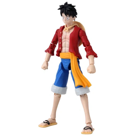Anime Heroes Monkey D. Luffy action figure shown from an angled view