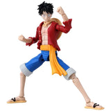 Monkey D. Luffy Anime Heroes figure in a wide fighting pose with raised fists
