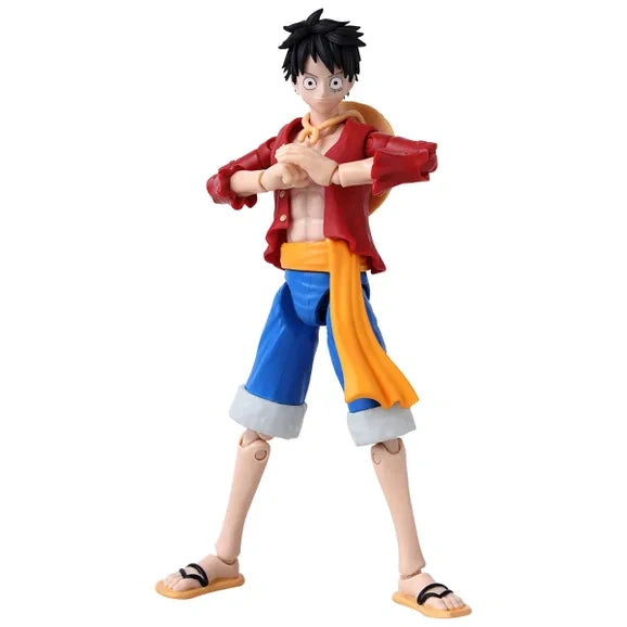 Monkey D. Luffy Anime Heroes figure posed with hands together