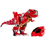 Armorsaurs Armor-Up T-Rex Dinosaur Ajax toy figure shown from the side with a red armour piece