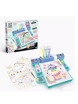 Complete Art Lab Fluffy Paint Studio set  and packaging with paints, posters and accessories in Ireland