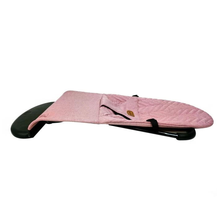 Asalvo Paradise pink baby bouncer folded flat for storage