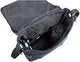 Open BabaBing DayTripper Lite Midnight Blue changing bag showing the main compartment and internal pockets