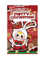 Baby Three Merry Christmas blind box packaging with red festive Christmas design