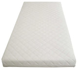 Babylo Luxury Air Flow Spring Cot Mattress flat top view showing full mattress shape and edges
