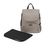 Babylo Panorama almond changing backpack with black changing mat