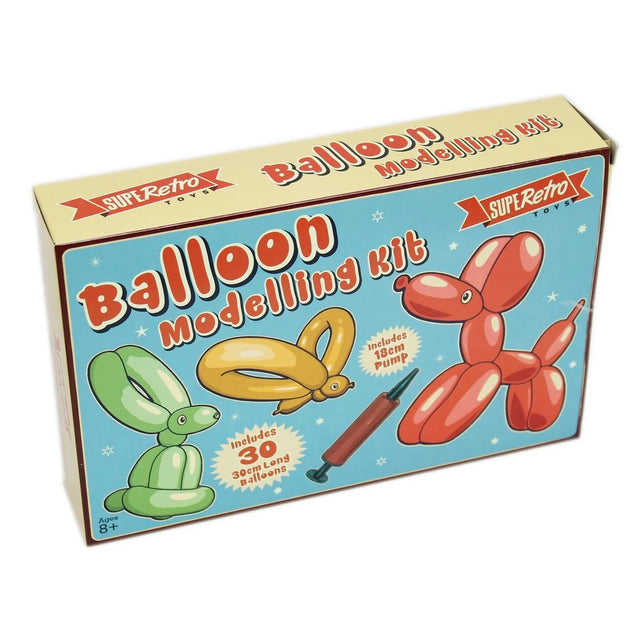 Balloon Modelling Kit box with red balloon dog and pump for kids aged 8+ Ireland