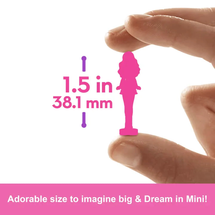 Barbie Mini Barbieland Pop Reveal Doll scale size chart at 1.5 inches – Ireland