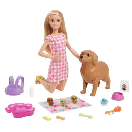 Barbie Newborn Pups Playset with doll, puppies, and accessories Ireland