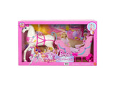 Barbie in The Nutcracker Land of Sweets Horse and Sled set in retail packaging
