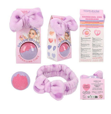 TOPModel Bathfizzer And Headband Asst