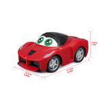 Bburago BB Junior Ferrari My First RC LaFerrari red car shown with measurement lines