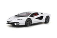 Bburago Lamborghini Countach LPI 800-4 front three quarter view showing left side and black side intake