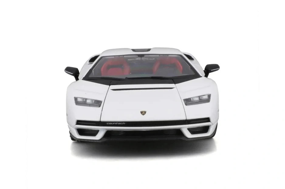 Bburago Lamborghini Countach LPI 800-4 front view showing headlights, bonnet and front bumper