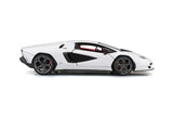 Bburago Lamborghini Countach LPI 800-4 side profile showing black side intake and alloy style wheels