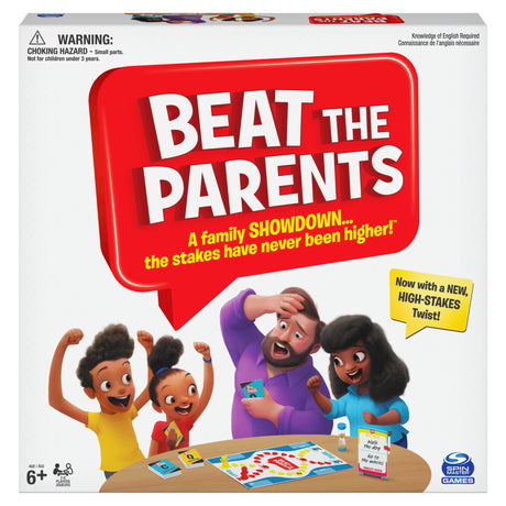 Beat the Parents trivia board game box front Ireland