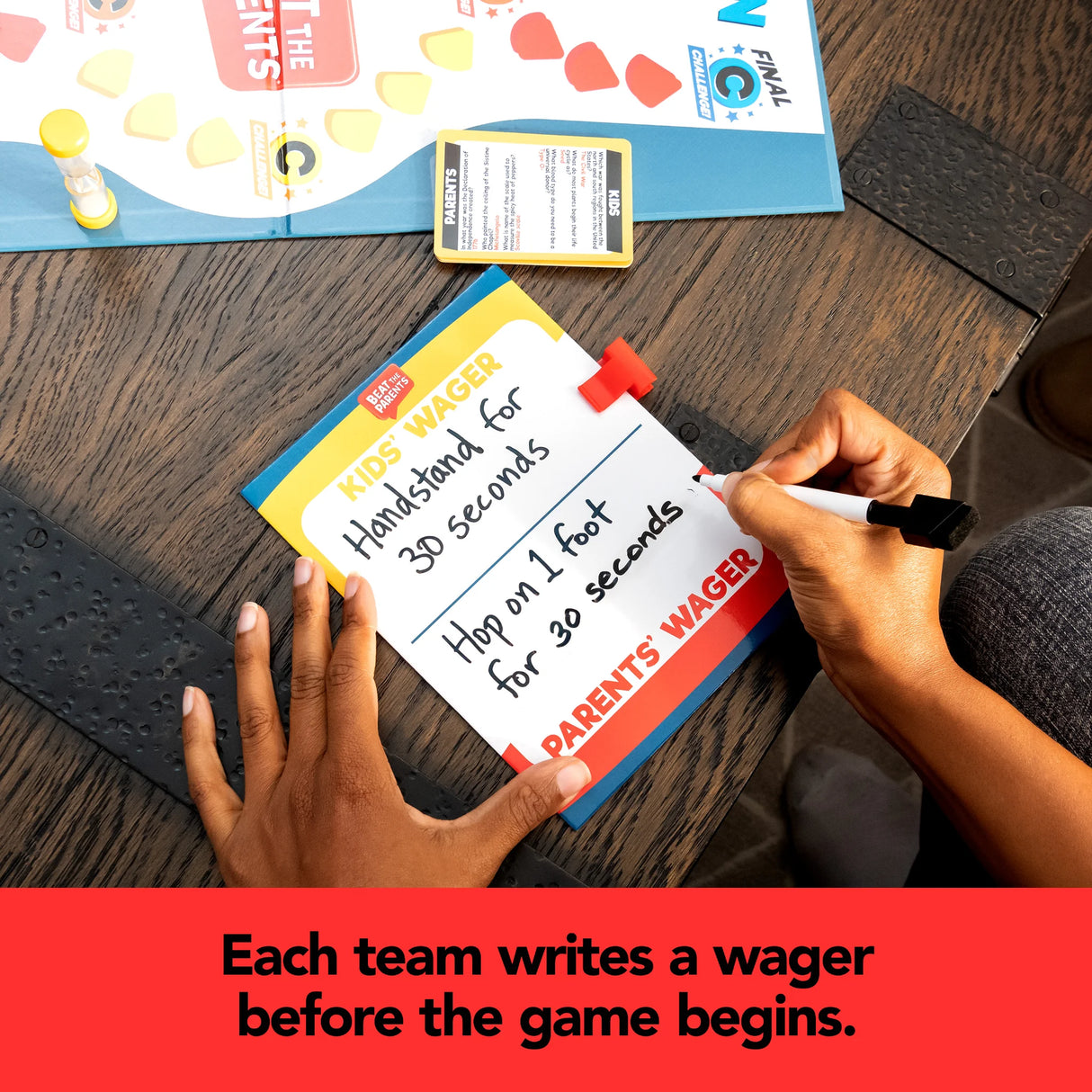 Beat the Parents wager board and dry erase card Ireland