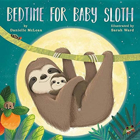 Bedtime for Baby Sloth front cover showing title text and two illustrated sloths