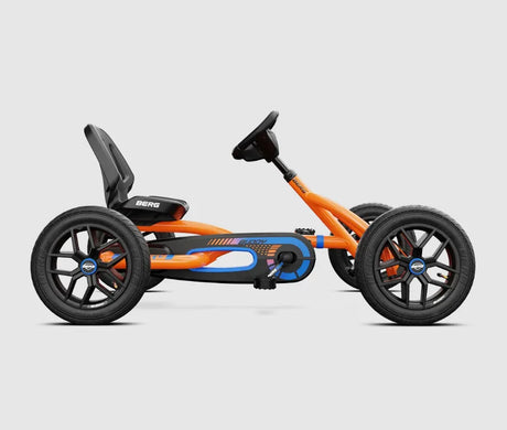 BERG Buddy B-Orange side profile with BFR chain system and pedals – Ireland
