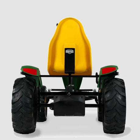BERG John Deere BFR go-kart rear view showing yellow seat and wide tyres – Ireland