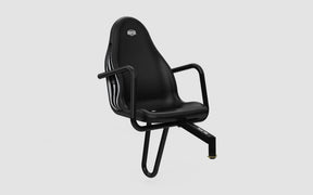 Angled view of BERG Passenger Seat Fendt XL with armrests and bracket – Ireland