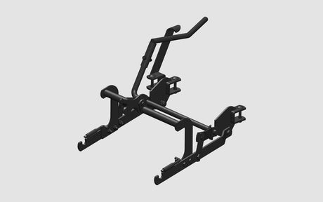 Lifting unit frame view for BERG XL showing bolt-on design and bracket points – Ireland