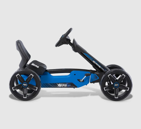 BERG Reppy Roadster go-kart side profile with low seat and pedal detail – Ireland