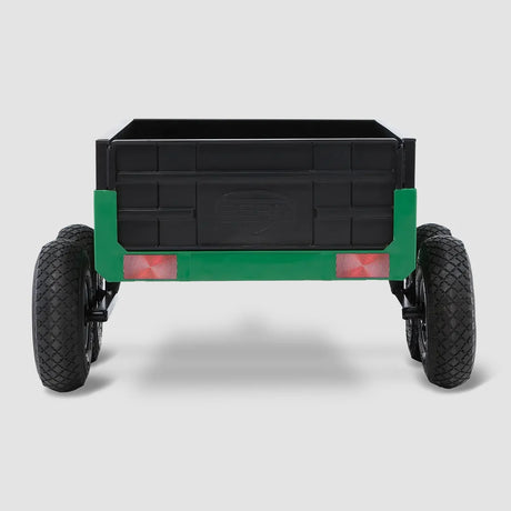 BERG Tandem Trailer XL rear view with red reflectors and BERG logo – Ireland
