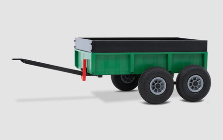 BERG Tandem Trailer XL side profile with double wheels and tow bar – Ireland