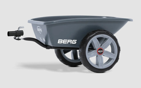 BERG Trailer M side profile with towbar connected – Ireland