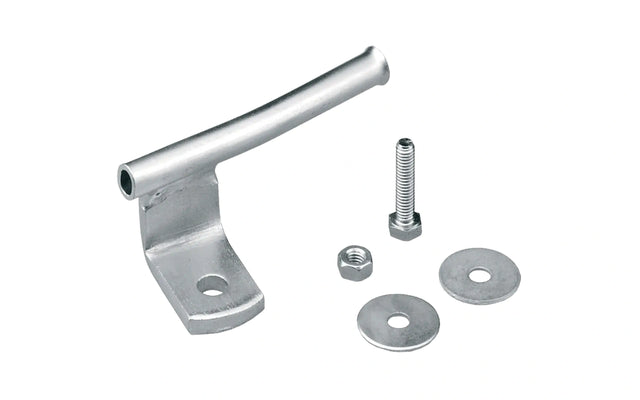 BERG Universal Flag Fitting XL metal mounting bracket with bolt, nut and washers displayed on white background