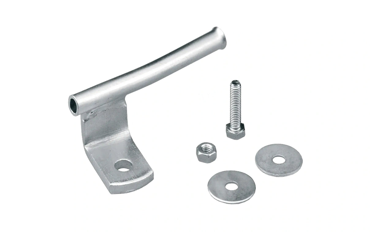 BERG Universal Flag Fitting XL mounting bracket with upright bolt, nut and washers displayed on white background