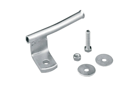BERG Universal Flag Fitting XL mounting bracket with upright bolt, nut and washers displayed on white background