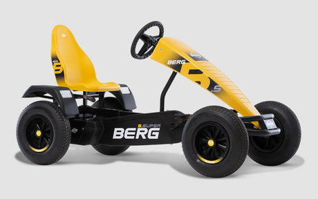 BERG XL B.Super Yellow BFR go-kart side angle view with seat and frame – Ireland