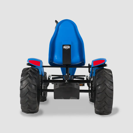 BERG XL New Holland BFR pedal tractor rear view with seat and axle – Ireland