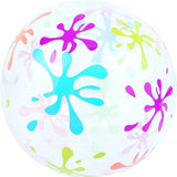 Bestway Splash and Play inflatable beach ball with colourful splash prints, Ireland