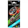 Beyblade X Booster Single Top Assortment Steel Samurai 4-80T packaging front view with launcher included