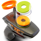 Blackfire Duel Zipshot foam disc shooter with open loading chamber and foam discs