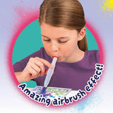 Child using a Blopens marker with the Blopens Xtra Glitter Creatures set