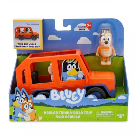 Boxed Bluey Heeler Family Road Trip 4WD toy vehicle with Chilli – Ireland