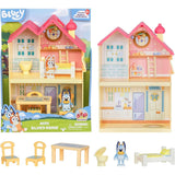 Bluey Mini Family Home Playset front view in packaging with Bluey figure and accessories – Ireland