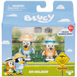 Boxed Bluey On Holiday figure pack featuring Bluey and Bingo – Ireland