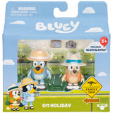 Boxed Bluey On Holiday figure pack featuring Bluey and Bingo – Ireland