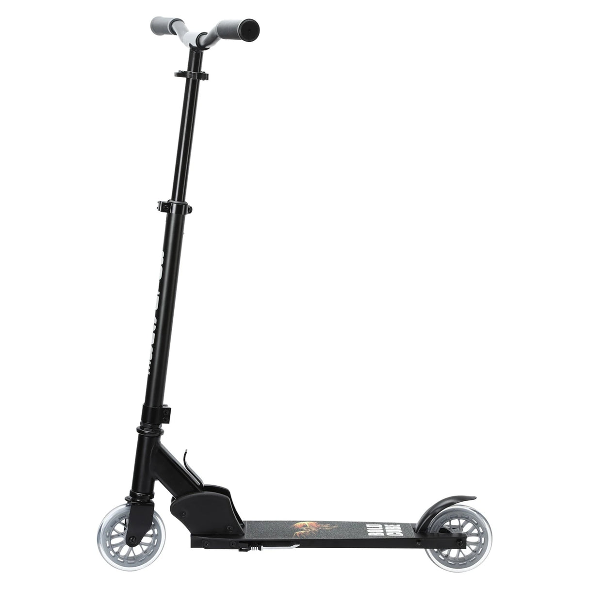 Boldcube Onyx Black scooter shown upright from the side