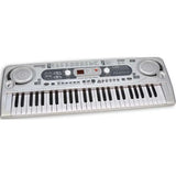 Bontempi 54 Key Digital Keyboard angled front view showing keys, speakers, display and control buttons