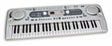 Bontempi 54 Key Digital Keyboard front view showing 54 keys, twin speakers and central control panel