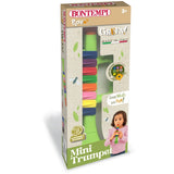 Bontempi Green Mini Trumpet in retail packaging
